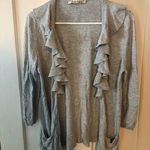 Gray cardigan size XL